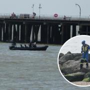 Rescue efforts - five members of the group managed to escape the water but Sujal Sahu tragically drowned