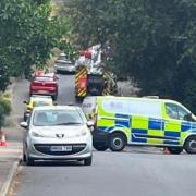 Police and paramedics were called to Valley Road in Wivenhoe