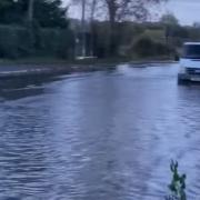 Roads across Suffolk remain flooded this morning