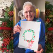 Lillian amazed millions of people with her Christmas wreath tutorial