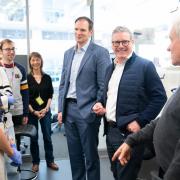 Dr Dan Poulter left the Tories for Labour at the weekend - and visited the Crick Institute in London with Sir Keir Starmer on Monday.