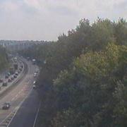 There are currently long delays on the Orwell Bridge