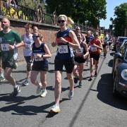 More than 700 runners took part in the Woodbridge 10k on one of the warmest days of the year