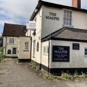 The Magpie pub at Stonham
