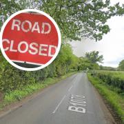 Needham Road in Coddenham has been closed due to flooding