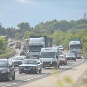 The A14 roadworks are set to end in July
