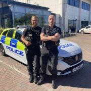 PC James Wiles (left) and PC David Cook (right), both part of the Response Investigations Team