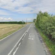 The A1071 near Newton will be closed next week