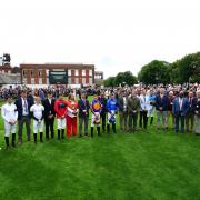 A minute's silence being observed for Carol, Louise and Hannah Hunt ahead of Ladies Day during the July Festival at Newmarket Racecourse.