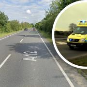 The A12 is now clear following a crash