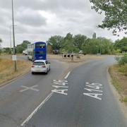 A crash was causing delays on the A146