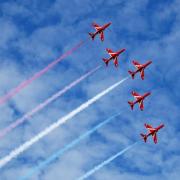 The Red Arrows will be soaring over Suffolk this week
