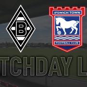 Ipswich Town under-21's will face Borussia Monchengladbach in Germany this afternoon