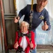 Manette Baillie will be completing a tandem skydive to celebrate her 102nd birthday