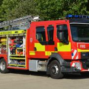 Emergency services are attending a three vehicle crash on the A11