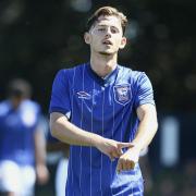 Matty Roberts celebrates his first goal.