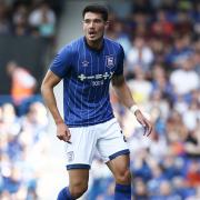 Elkan Baggott made his debut for loan club Blackpool.