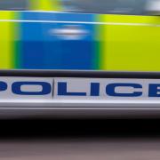 Police are responding to a crash near Mildenhall