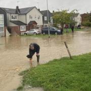 Foxglove Avenue was one of the worst affected areas during Storm Babet