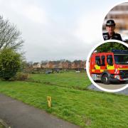 An allotment shed in Mildenhall was set on fire