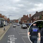 A man has been arrested after a serious assault in a Suffolk town.