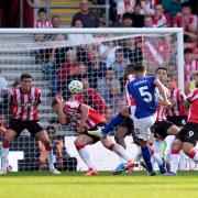 Sam Morsy fires home the dramatic late equaliser at Southamptn