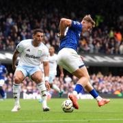 Liam Delap (right) scored twice in Ipswich Town's 2-2 home draw against Aston Villa.