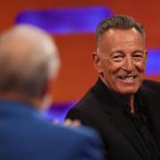 Bruce Springsteen during the filming for the Graham Norton Show at BBC Studioworks 6 Television Centre (Isabel Infantes/PA)