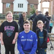 Team GB Paralympian Will Ellard opened the Darsham Playground last week