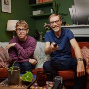 Comedians Stephen Merchant and Josh Widdicombe are the first stars to be announced for the Celebrity Gogglebox Stand Up To Cancer special (Channel 4/PA)