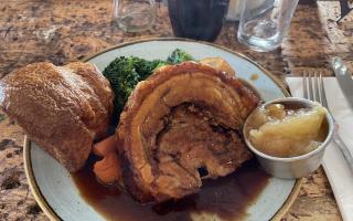 Roast Pork at Fields Farm Shop and Café