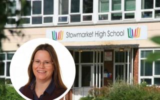Stowmarket High School was issued with a termination warning notice in January.