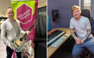 Rob Jarvis now owns six limited edition guitars used by Ed Sheeran