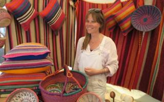 Suffolk market trader Jennifer Wells has supplied rugs for the new Paddington in Peru movie