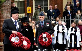 Bury St Edmunds Remembrance Day events were held this weekend