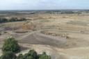 Site - The incinerator is being built in the footprint of an existing quarry which neighbours the Rivenhall Airfield, seen in 2021