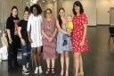 Kim Trotter, far right, and Ipswich mayor Jane Riley, centre, during a coffee morning for Future Female Society's More Than Mum programme Picture: GEMMA MITCHELL