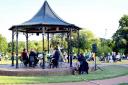 Elmhurst Park in Woodbridge became an outdoor opera venue Picture: CHARMIAN BERRY