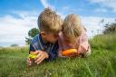 Youngsters meet some mini-beasts - 30 Days Wild will encourage others to do likewise. Picture: MATTHEW ROBERTS/THE WILDLIFE TRUSTS