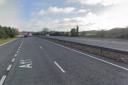 The northbound carriageway of the A11 has been closed following a crash