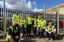 Members from the GBRTT Volunteering party at Lowestoft railway station. Picture: Lowestoft Central Project