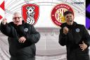 Alex Revell and Steve Evans will go head to head for the first time as managers.