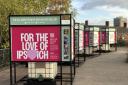 The Ipswich.Love exhibition showcasing love letters to the town.