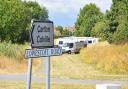 A group of Travellers have illegally set up camp on Carlton Meadow Park in Carlton Colville, Lowestoft.