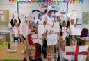 Red Oak Primary School held a special football day for all pupils on July 9 - just two days ahead of the Euro 2020 final.