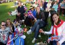 Ipswich folks celebrating the Diamond Jubilee in Christchurch Park in 2012