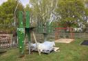 A new climbing frame is part of the new equipment at the Jubilee play space