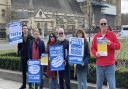 Toothless campaigners in London for their meeting with MPs. Picture: CONTRIBUTED