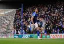 Wes Burns celebrates after scoring in Saturday's 2-1 home win against Accrington Stanley.