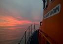 The all weather lifeboat Albert Brown was dispatched from Harwich to rescue a stranded motor cruiser off the coast of Suffolk on Tuesday night